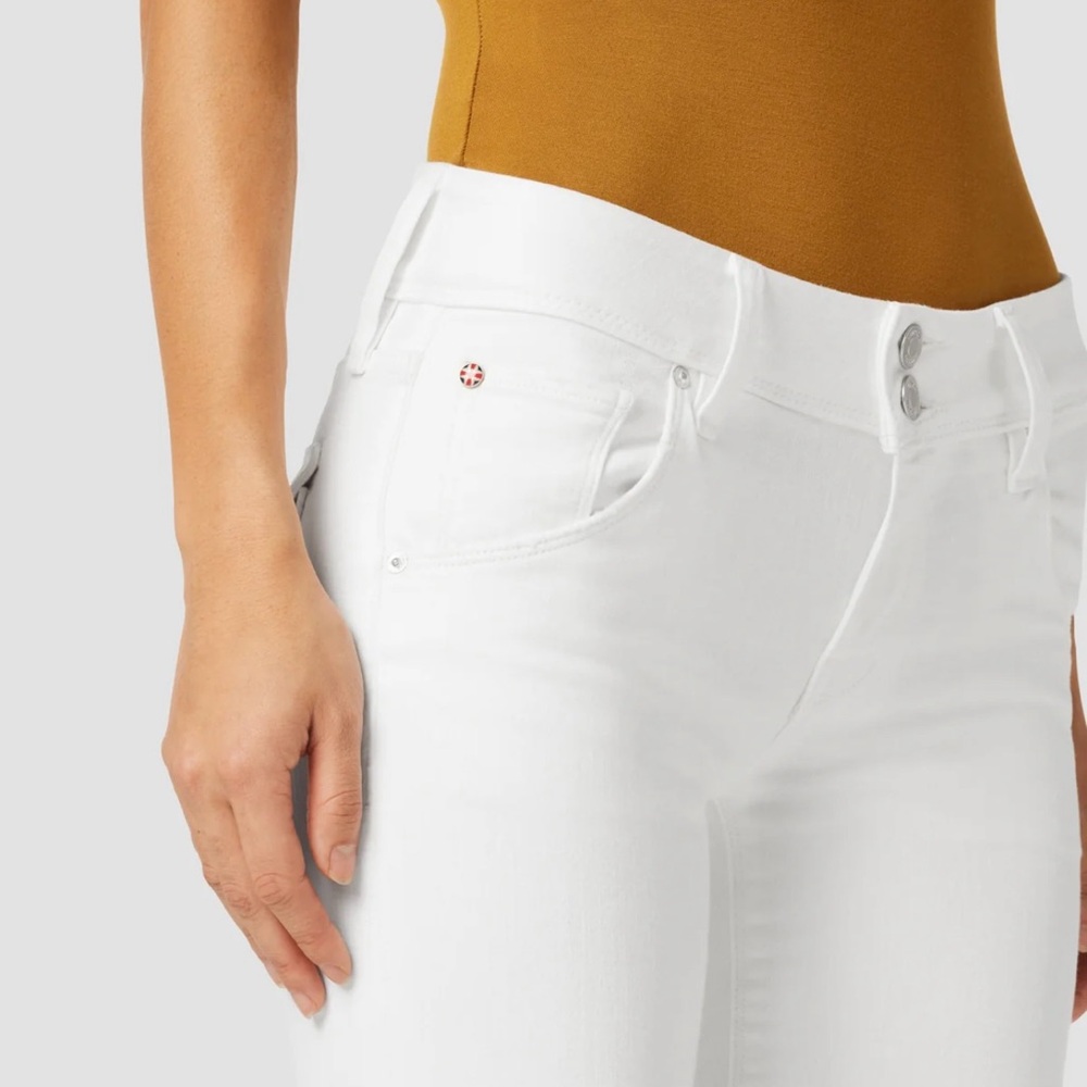 New Hudson Bootcut White Jeans